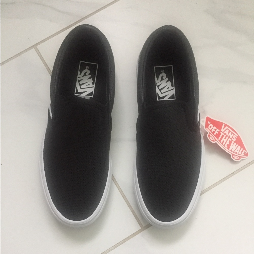 NWT - Perf Leather Slip-On - 6.5